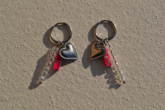 Blush Love Oorbellen Zilver