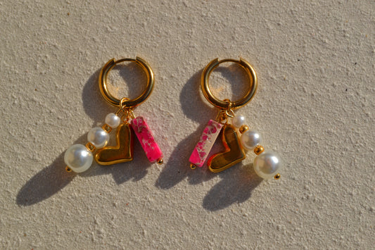Amour Oorbellen Goud