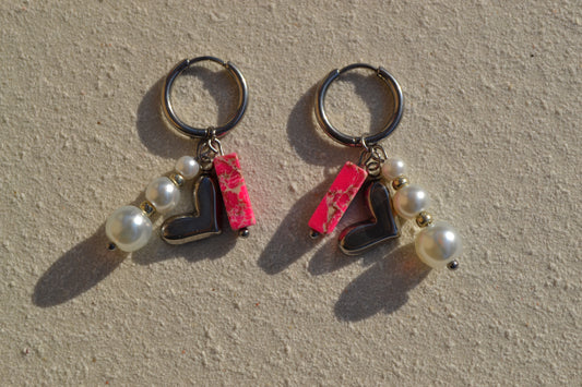 Amour Oorbellen Zilver