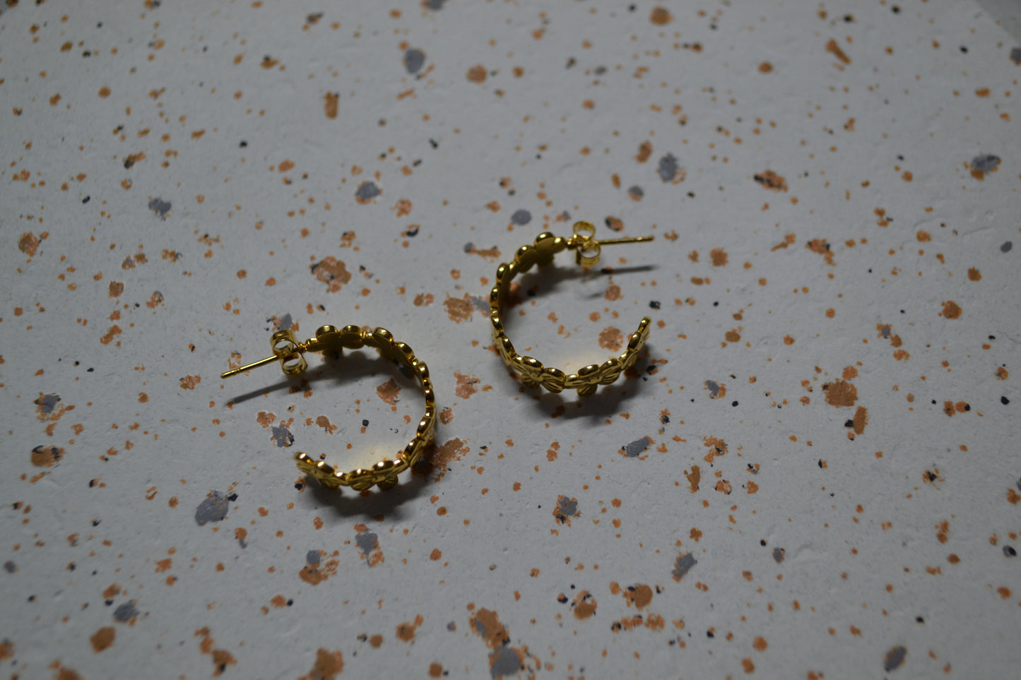 Flowerfield Oorbellen Goud