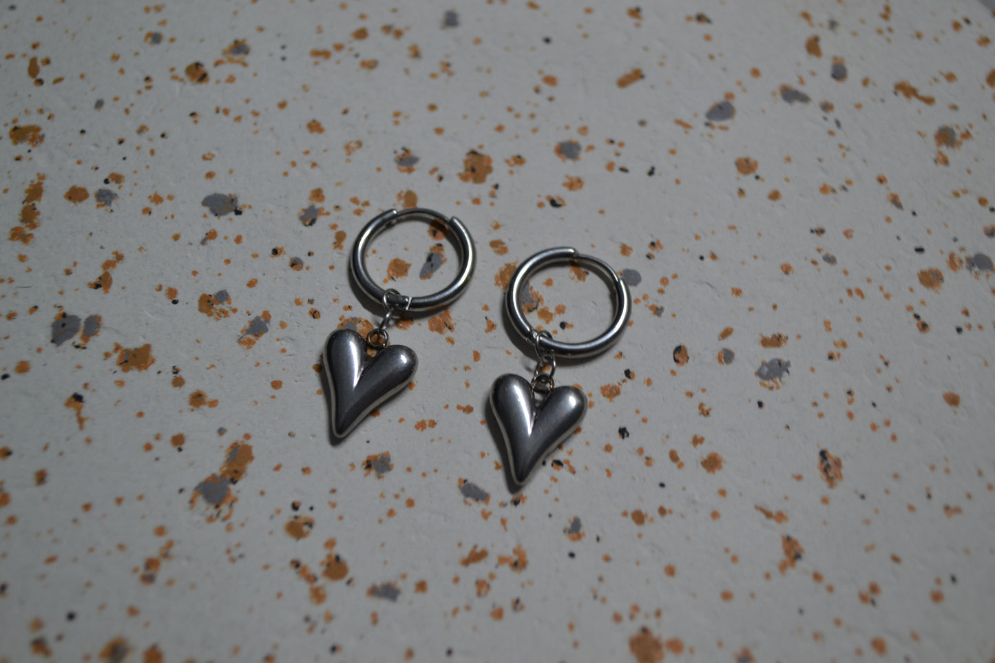 Hart Oorbellen Zilver