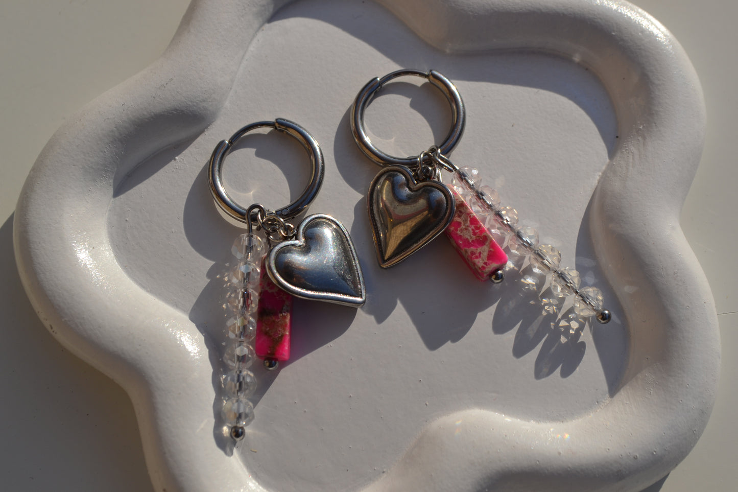 Blush Love Oorbellen Zilver
