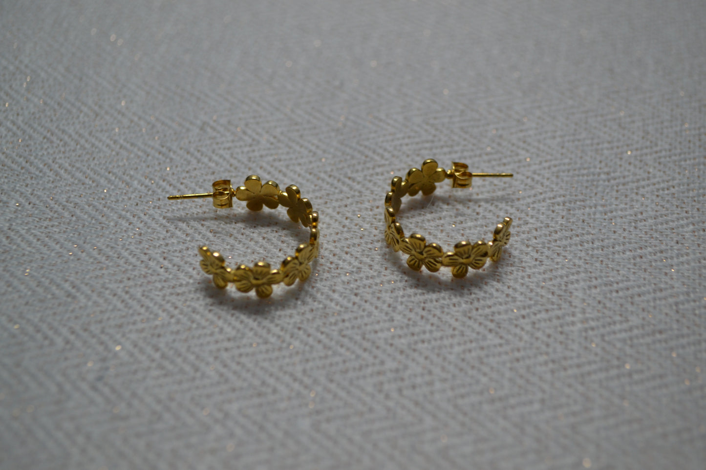 Flowerfield Oorbellen Goud