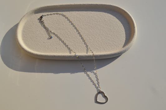 Openhearted Ketting Zilver
